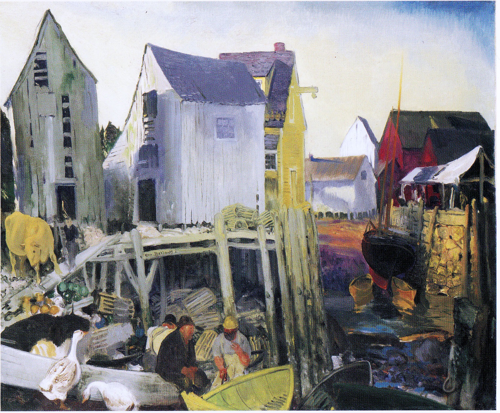 MATINICUS PAINTING BY GEORGE BELLOWS