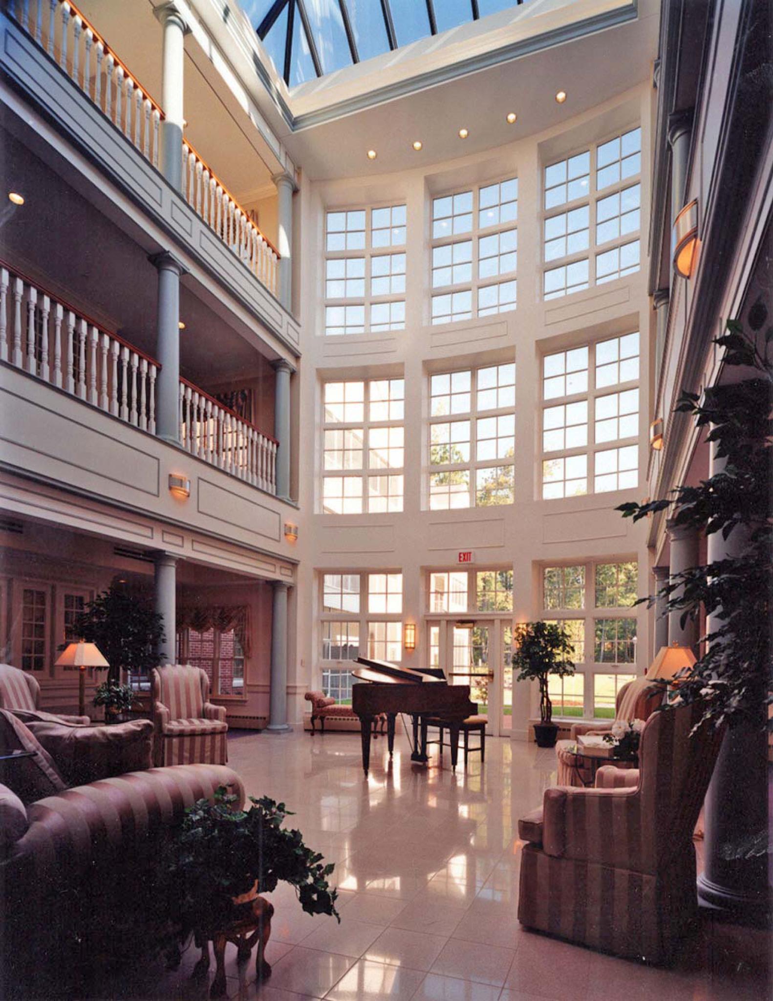 THREE-STORY ATRIUM COURTYARD