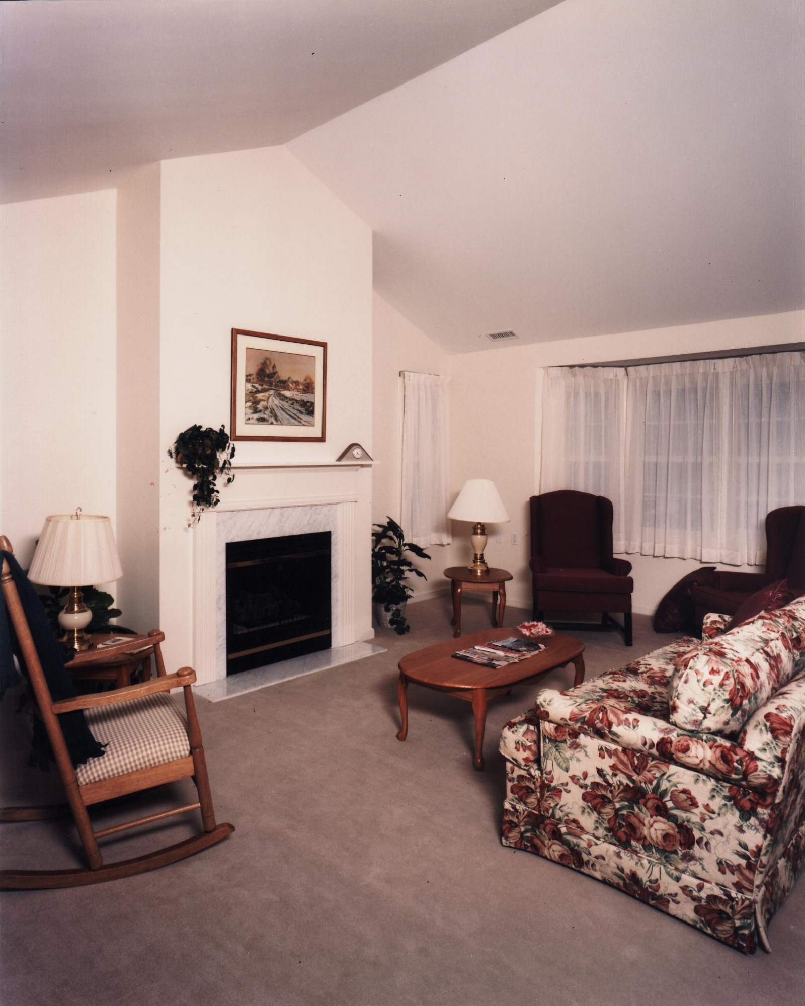 TYPICAL COTTAGE WITH CATHEDRAL CEILING